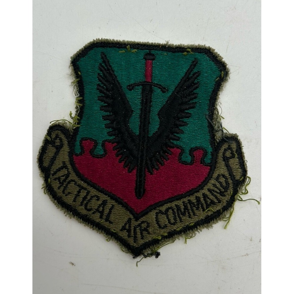 AIR COMBAT COMMAND USAF ACC U.S. Airforce Subdued OD Patch Sword Wings Uniform
